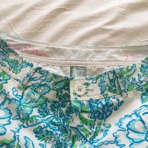 Lily Pulitzer buttercup sea blue shorts